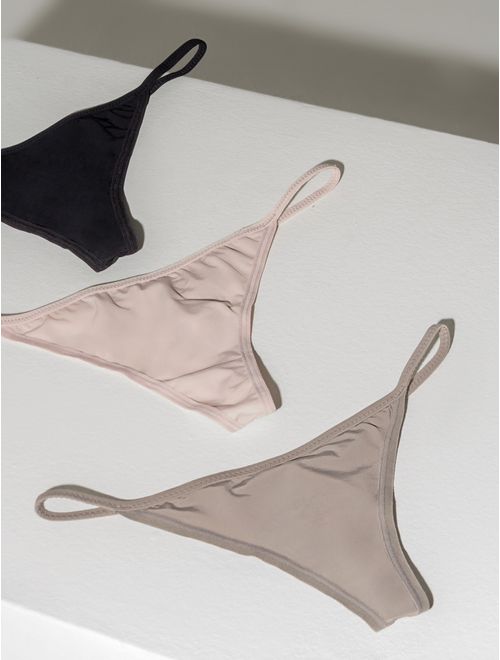 Kit 3 Calcinhas String Fio Body For Sure por Valisere