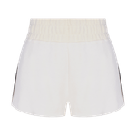 Shorts de Moletom com Recortes Club Branco Body For Sure