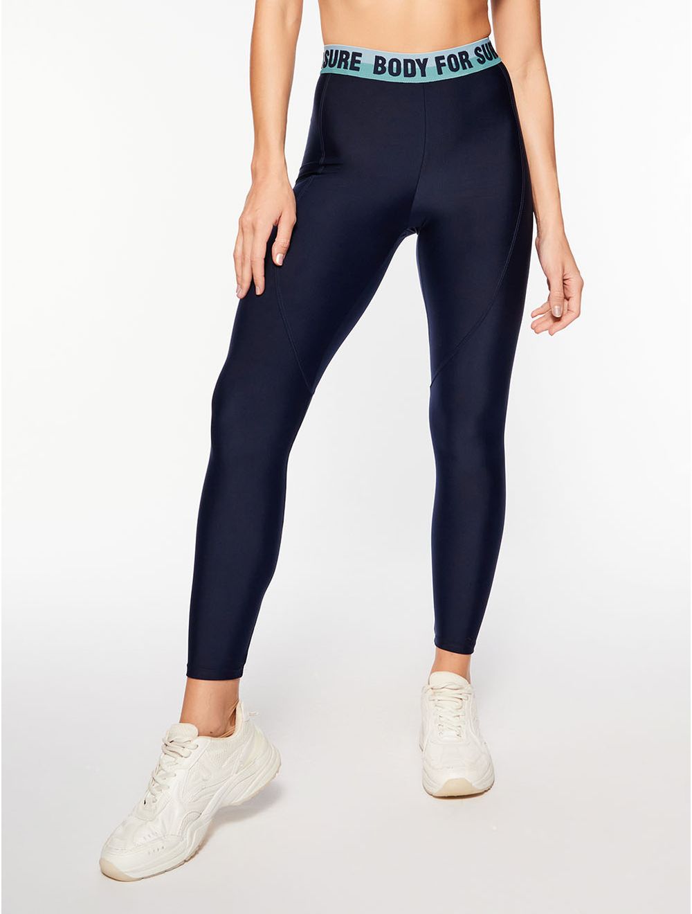 Leggings azul Soft Move, Calças de mulher