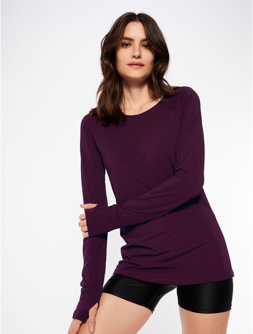 Camiseta Manga Longa Lisa Essentials