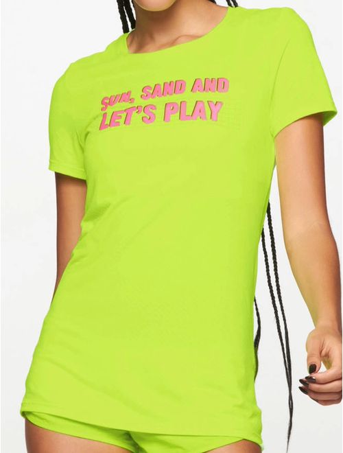 Camiseta Manga Curta Lisa Beach Sports