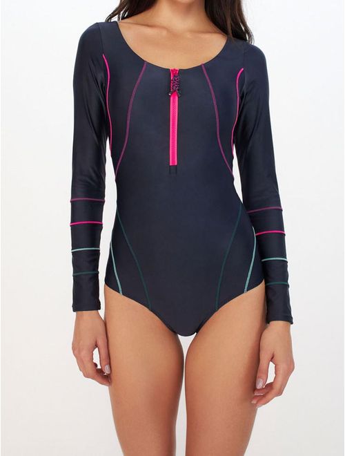 Body Manga Longa Liso Surf