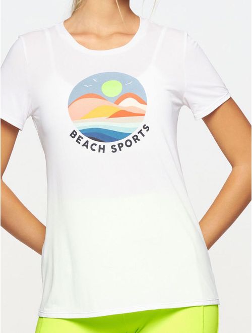 Camiseta Manga Curta Lisa  Beach Sports