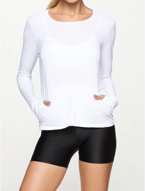 Camiseta Manga Longa Com Bolso Essentials