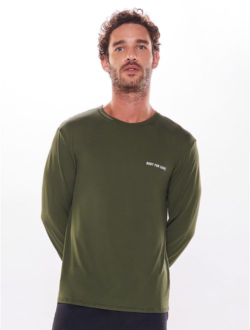 Camiseta Manga Longa Lisa Essentials Masculino