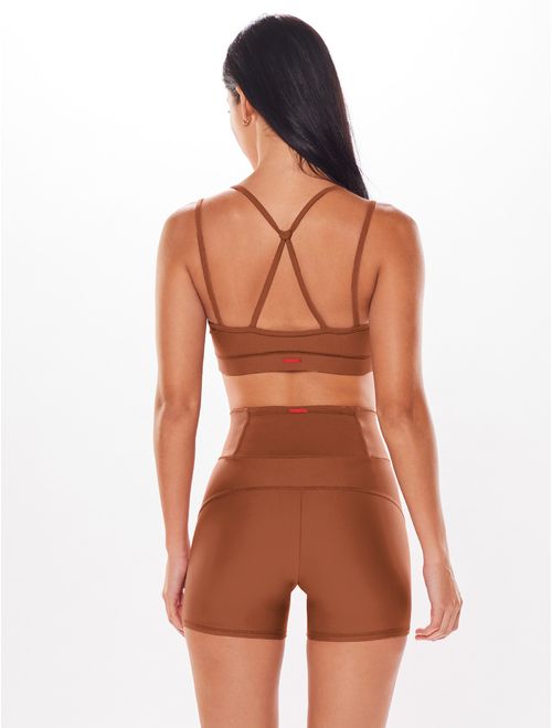 Top Alça Cruzada  + Bermuda Lisa Light