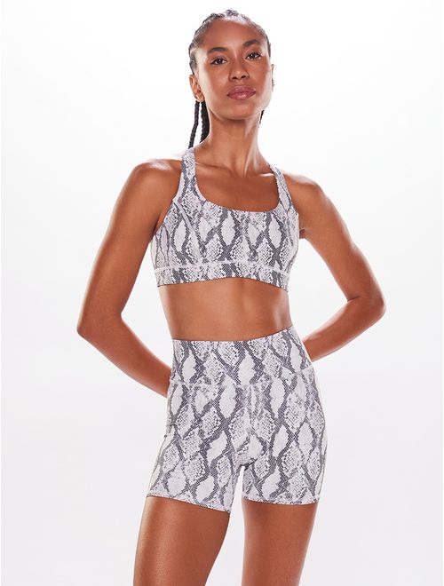 Top Alça Cruzada Estampado Píton