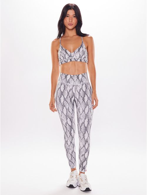 Top Nadador + Calça Legging Estampada Píton