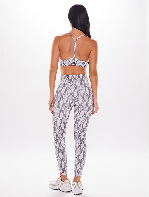 Top Nadador + Calça Legging Estampada Píton