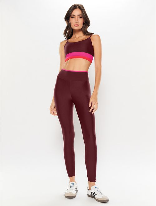 Top Alça Reta + Calça Legging Lisa Olympia
