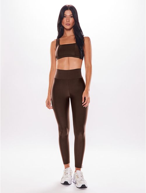 Top Alça Reta + Legging Lisa 360 Neutral