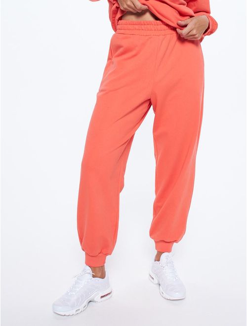 Calça Lisa em Moletom Tomorrow