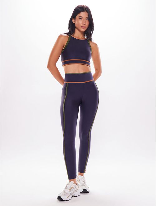 Top Alça  Reta + Calça Legging Lisa Green