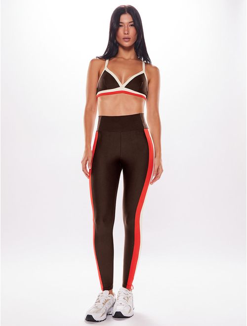 Top Alça Cruzada + Legging Lisa Oasis