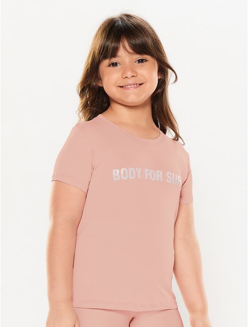 Camiseta Manga Curta Lisa Kids