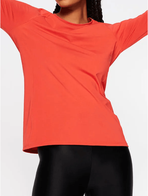 Camiseta Manga Longa Lisa Essentials