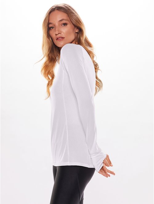 Camiseta Manga Longa Lisa Essentials