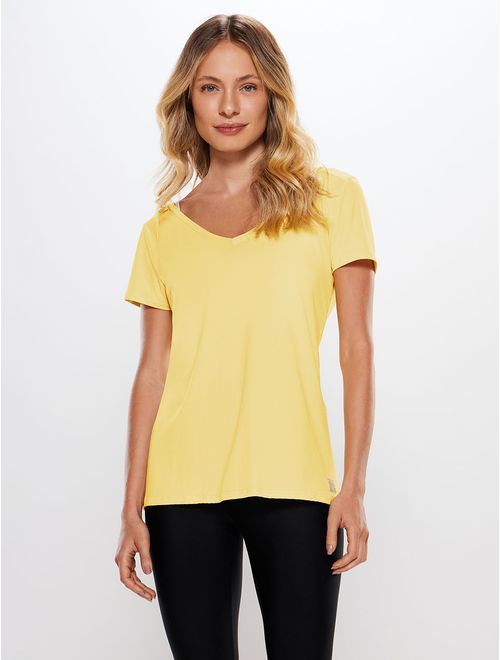 Camiseta Manga Curta Decote Essentials Colors