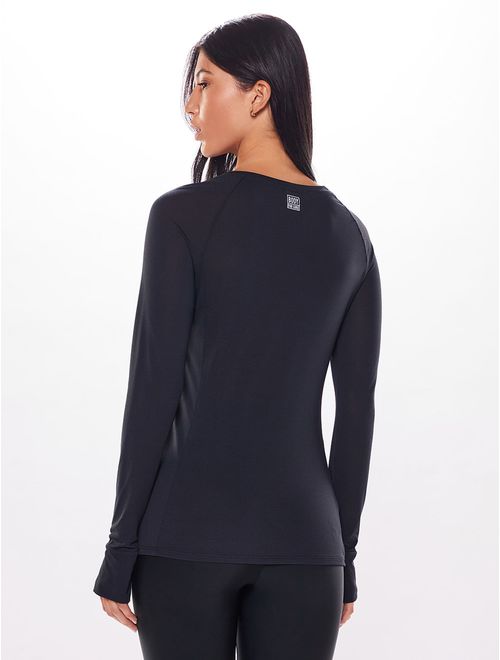 Camiseta Manga Longa Lisa Essentials