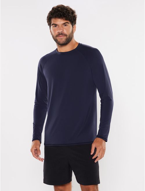 Camiseta Manga Longa Lisa U.V Masculino