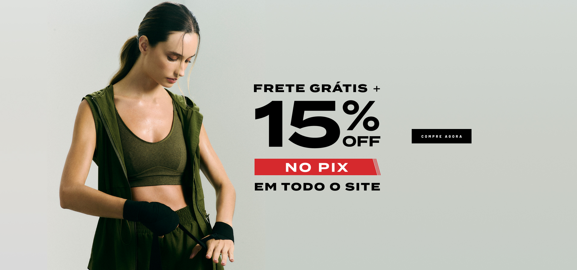 15% no pix + frete gratis